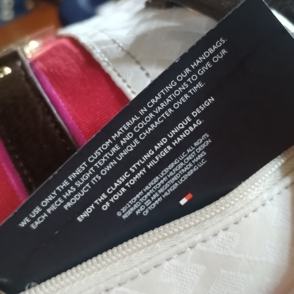 NWT Tommy Hilfiger SIGNATURE 2012 Bowler Bag a la Gucci's Original st… - Picture 13 of 14